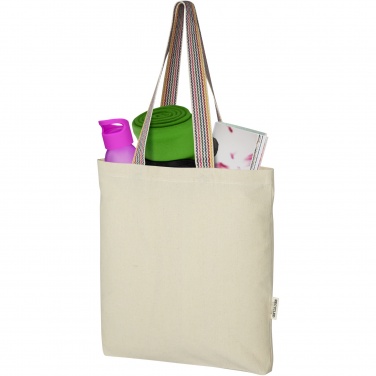 Logotrade corporate gift picture of: Rainbow 180 g/m² recycled cotton tote bag 5L