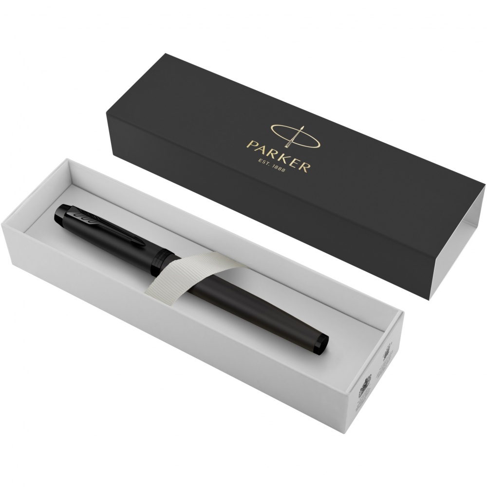 Logo trade promotional gifts picture of: Parker IM achromatic rollerball pen