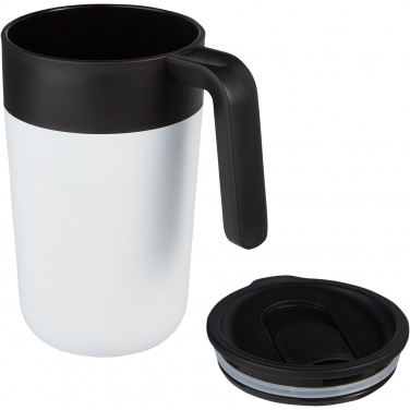 Logotrade business gift image of: Nordia 400 ml double-wall recycled mug