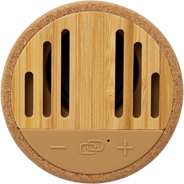 Logo trade advertising products image of: Cerris 5W cork Bluetooth® speaker