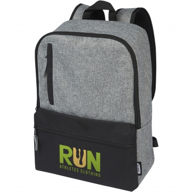 Logotrade advertising product picture of: Reclaim 15" GRS recycled two-tone laptop backpack 14L