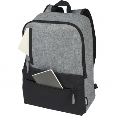Logo trade corporate gift photo of: Reclaim 15" GRS recycled two-tone laptop backpack 14L