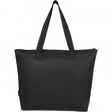 Logotrade advertising product picture of: Reclaim GRS recycled two-tone zippered tote bag 15L