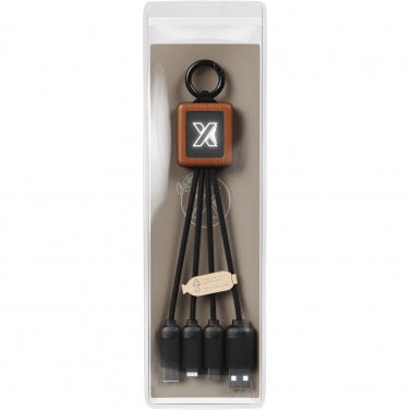 Logotrade promotional items photo of: SCX.design C19 wooden easy to use cable