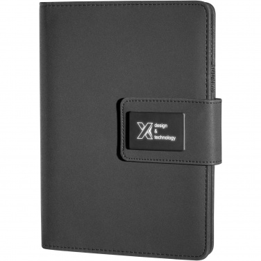 Logotrade promotional gift picture of: SCX.design O16 A5 light-up notebook power bank