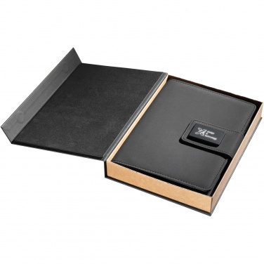 Logotrade promotional giveaways photo of: SCX.design O16 A5 light-up notebook power bank