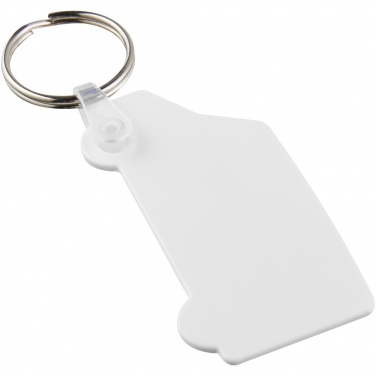 Logotrade corporate gift picture of: Tait van-shaped recycled keychain