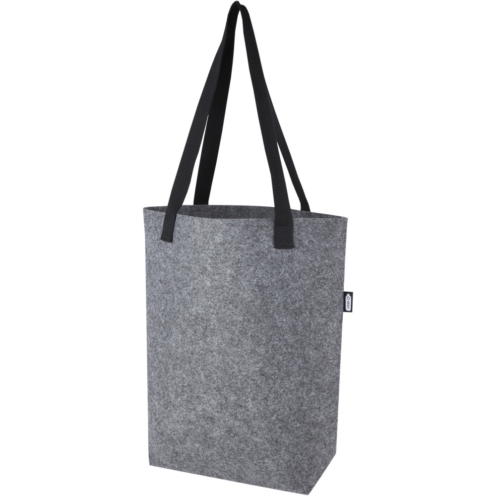Logotrade promotional merchandise image of: Felta GRS recycled felt tote bag with wide bottom 12L