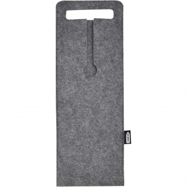 Logo trade promotional item photo of: Felta 75 cl GRS recycled felt wine bag