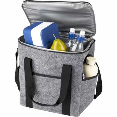 Logotrade advertising products photo of: Felta GRS recycled felt bottle cooler bag 21L