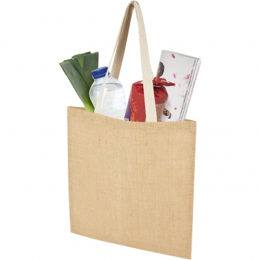 Logotrade promotional gift image of: Juta 300 g/m² jute tote bag 7L