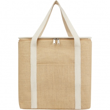Logo trade promotional merchandise image of: Juta 300 g/m² jute cooler bag 19L