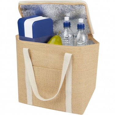 Logotrade promotional gift picture of: Juta 300 g/m² jute cooler bag 19L