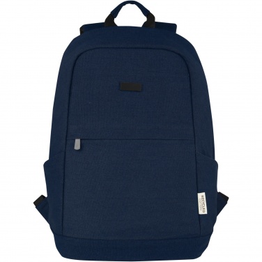 Logotrade promotional gift picture of: Joey 15.6" GRS recycled canvas anti-theft laptop backpack 18L