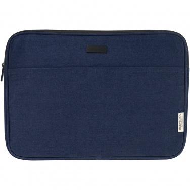 Logotrade promotional merchandise image of: Joey 14" GRS recycled canvas laptop sleeve 2L