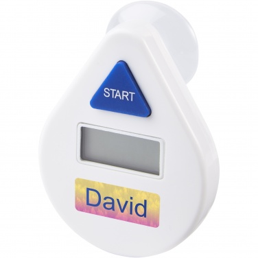 Logo trade promotional products image of: Guitty digital shower timer