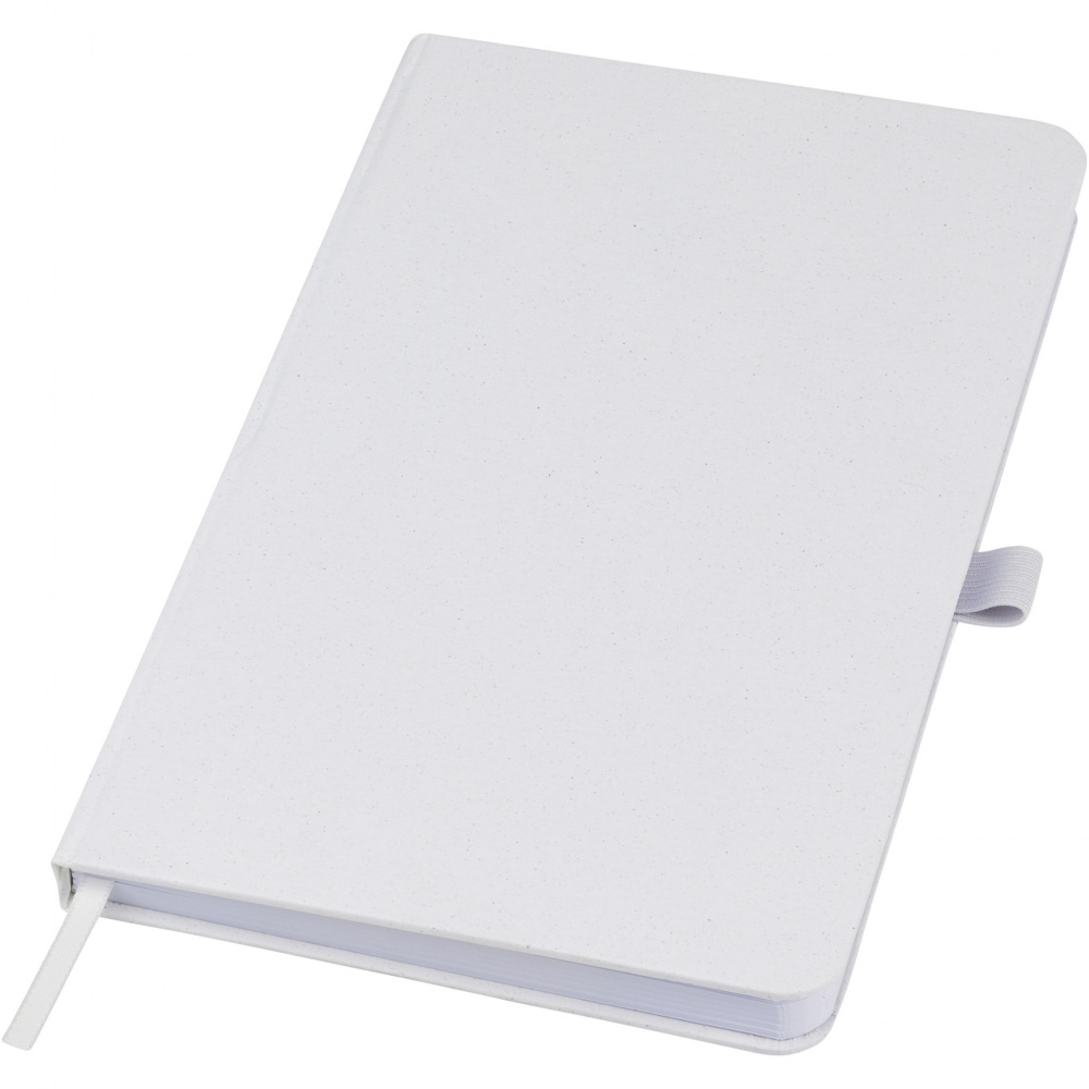 Logo trade promotional gifts image of: Fabianna crush paper hard cover notebook