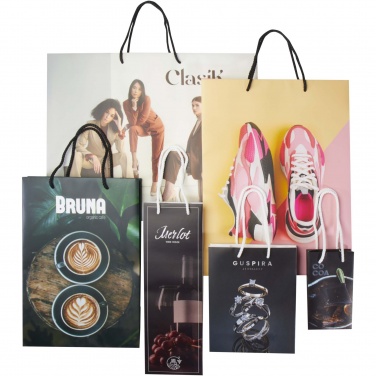 Logo trade business gifts image of: Handmade integra paper bags sample box