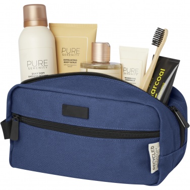 Logotrade promotional gift picture of: Joey GRS recycled canvas travel accessory pouch bag 3.5L