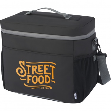 Logo trade corporate gift photo of: Aqua 20-can GRS recycled water resistant cooler bag 22L