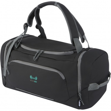 Logotrade promotional item image of: Aqua GRS recycled water resistant duffel backpack 35L