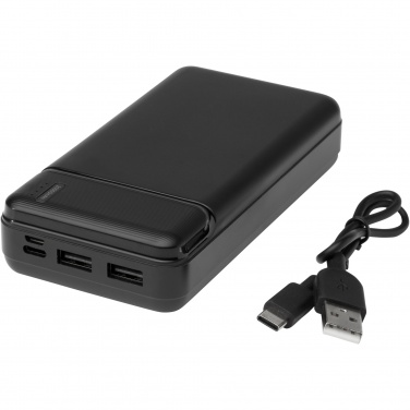 Logo trade promotional gift photo of: Loop 20.000 mAh recycled plastic power bank 