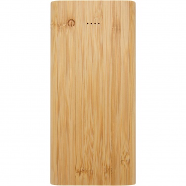Logo trade promotional products image of: Tulda 10.000 mAh bamboo power bank