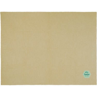 Logo trade promotional gifts image of: Suzy 150 x 120 cm GRS polyester knitted blanket