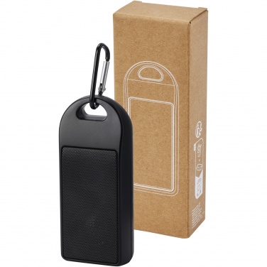 Logo trade promotional products image of: Omni 3W IPX4 RCS recycled plastic Bluetooth® speaker