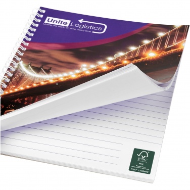 Logotrade advertising products photo of: Desk-Mate® A4 spiral notebook with printed back cover