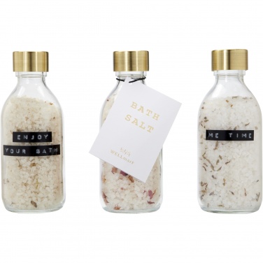 Logo trade advertising products picture of: Wellmark Just Relax 3-piece 200 ml bath salt gift set