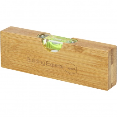 Logotrade promotional product image of: Flush bamboo spirit level with bottle opener