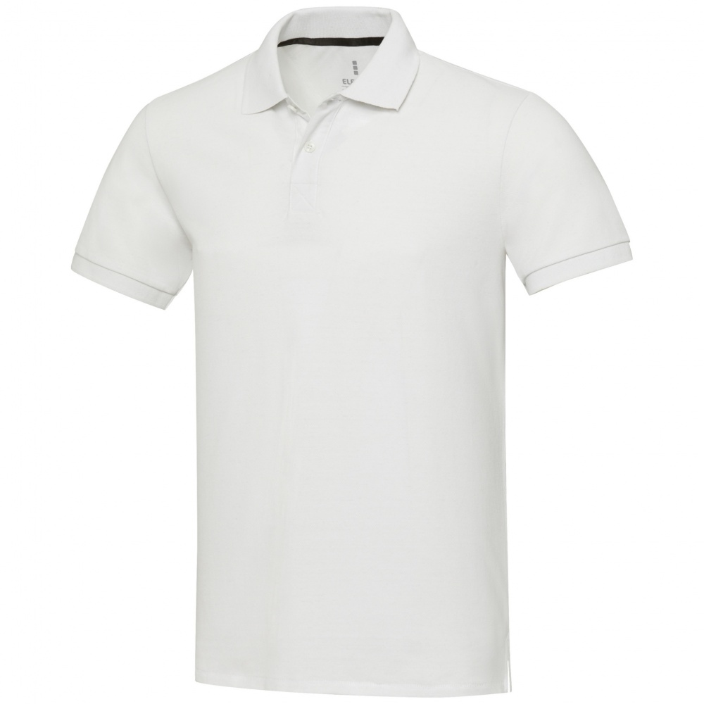 Logo trade promotional products picture of: Emerald short sleeve unisex Aware™ recycled polo