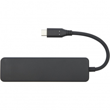Logo trade promotional item photo of: Loop RCS recycled plastic multimedia adapter USB 2.0-3.0 with HDMI port