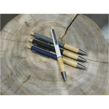 Logo trade business gifts image of: Darius recycled aluminium ballpoint pen