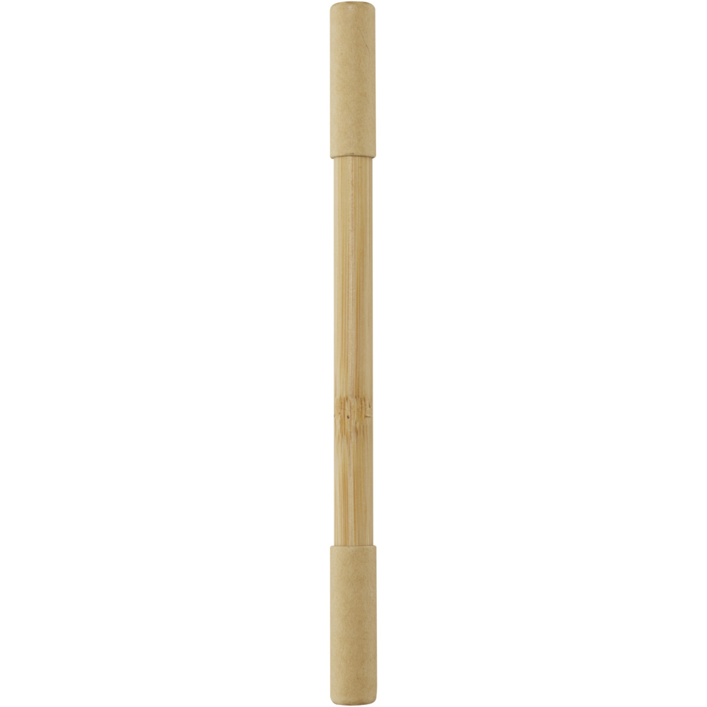 Logo trade corporate gifts picture of: Samambu bamboo duo pen