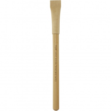 Logotrade promotional product picture of: Seniko bamboo inkless pen