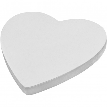 Logo trade corporate gift photo of: Sticky-Mate® heart-shaped recycled sticky notes