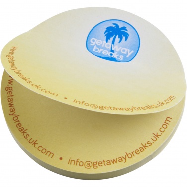 Logotrade advertising product picture of: Sticky-Mate® circle-shaped recycled sticky notes