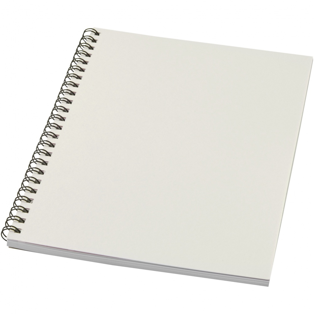 Logo trade promotional merchandise picture of: Desk-Mate® A5 colour spiral notebook