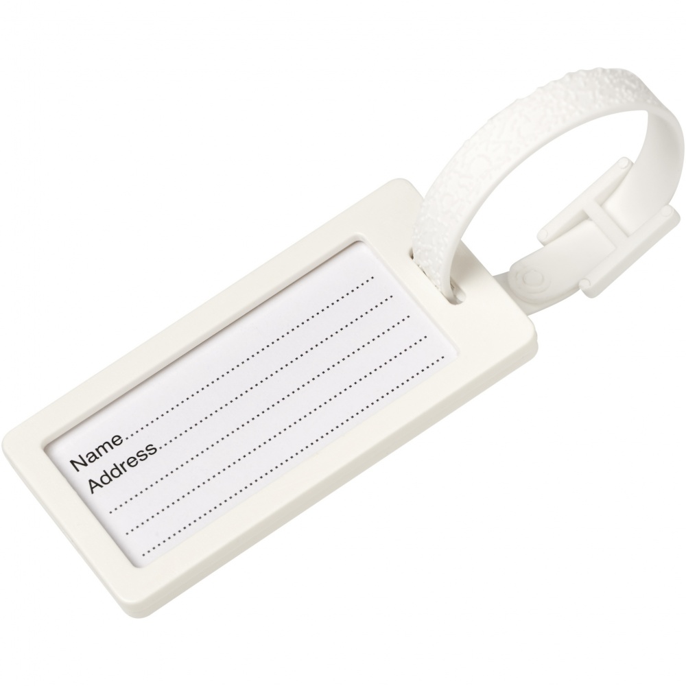 Logotrade promotional gift picture of: River recycled window luggage tag