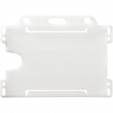 Logo trade promotional giveaway photo of: Vega recycled plastic card holder