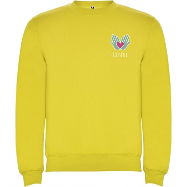 Logo trade business gifts image of: Clasica unisex crewneck sweater