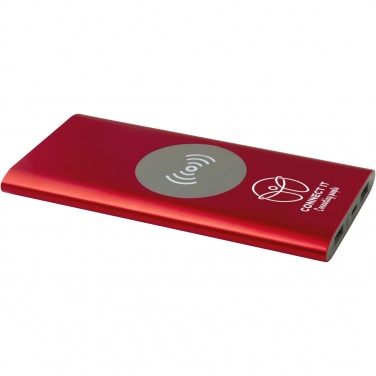 Logotrade promotional giveaway picture of: Juice 8000 mAh Type-C recycled aluminium wireless power bank
