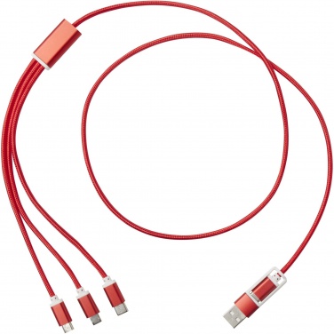 Logotrade promotional giveaways photo of: Versatile 5-1 recycled aluminium charging cable