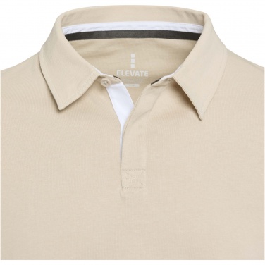 Logo trade corporate gift photo of: Clyde unisex organic rugby polo sweatshirt