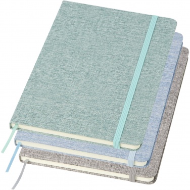 Logo trade promotional giveaways picture of: Ramona A5 cotton notebook