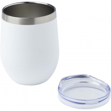 Logo trade promotional item photo of: Corzo 350 ml RCS certified recycled stainless steel copper vacuum insulated cup
