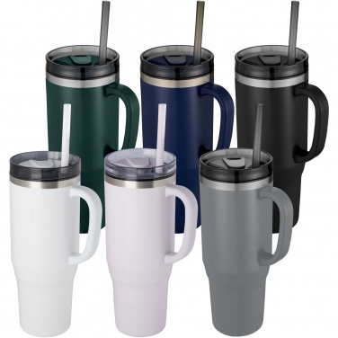 Logotrade promotional giveaway image of: Melbourne 1200 ml RCS certified insulated tumbler with straw