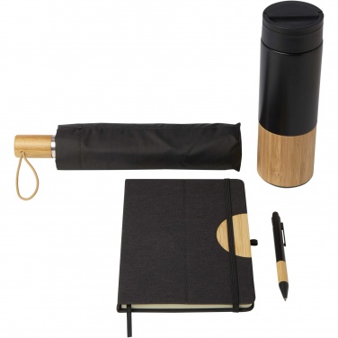 Logo trade promotional items picture of: Carmen A5 hard cover notebook and ballpoint pen gift set